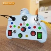 Ditipoo Đồ chơi cảm giác bảng bận rộn - Nút Montessori, công tắc LED, giáo dục mầm non, bảng tương tác 8