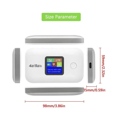 DITIPOO MIFI WiFi Di Động 4G/5G - Băng Thông Rộng Tín Hiệu Mạnh LCD Giá 474.320 VND