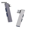 Ditipoo USB-C HUB 3 trong 1 Hợp kim nhôm tốc độ cao - Bộ chia Type-C đa năng cho laptop OTG