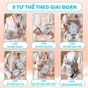 Địu Bé Sơ Sinh 9 Tư Thế Trợ Lực Chống Gù An Toàn 0-3 Tuổi: Giá Ưu Đãi 459.000₫ 6