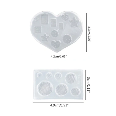 DIY Dụng Cụ Nướng Bánh Mini Nhựa Pha Lê Silicon - Khuôn Tráng Miệng & Sô Cô La, 38.107₫