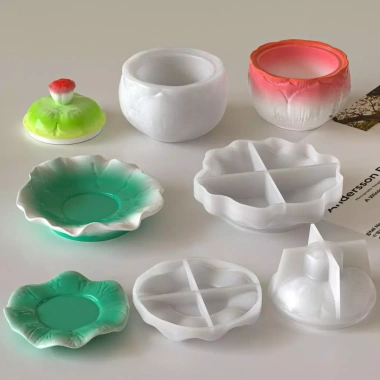 DIY Hương Liệu Thạch Cao Lá Sen - Đế khay, hoa sen, khuôn silicon bảo quản bình nến 3 DIY Hương Liệu Thạch Cao Lá Sen - Đế khay, hoa sen, khuôn silicon bảo quản bình nến 3