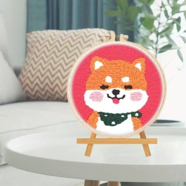 DIY Kit Thêu Len Nổi Khung Tròn Punch Needle - Video + Giấy Hướng Dẫn, Quà Tặng Handmade, 45.000đ 9 DIY Kit Thêu Len Nổi Khung Tròn Punch Needle - Video + Giấy Hướng Dẫn, Quà Tặng Handmade, 45.000đ 9