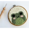 DIY Kit Thêu Len Nổi Khung Tròn Punch Needle - Video + Giấy Hướng Dẫn, Quà Tặng Handmade, 45.000đ 10
