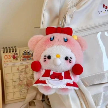 DIY Sang Trọng KT Cat Bubble Blowing Doll - Bộ Dụng Cụ Thủ Công Túi, Quà Tặng Bạn Thân 49.000đ 3