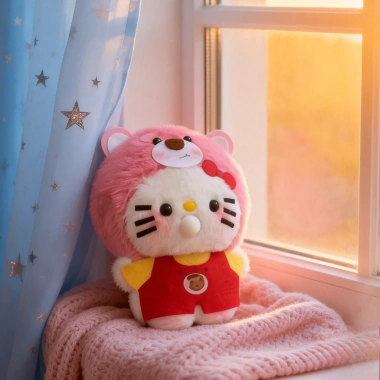 DIY Sang Trọng KT Cat Bubble Blowing Doll - Bộ Dụng Cụ Thủ Công Túi, Quà Tặng Bạn Thân 49.000đ 4