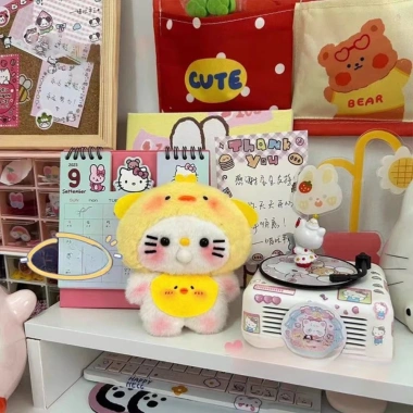 DIY Sang Trọng KT Cat Bubble Blowing Doll - Bộ Dụng Cụ Thủ Công Túi, Quà Tặng Bạn Thân 49.000đ 6