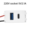 Diymore Loại 128 USB nguồn 220V ổ cắm 5V2.1A cổng kép USB và Loại C - Giá 117.700₫ 3