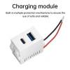 Diymore Loại 128 USB nguồn 220V ổ cắm 5V2.1A cổng kép USB và Loại C - Giá 117.700₫ 4