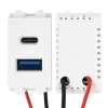 Diymore Loại 128 USB nguồn 220V ổ cắm 5V2.1A cổng kép USB và Loại C - Giá 117.700₫ 5