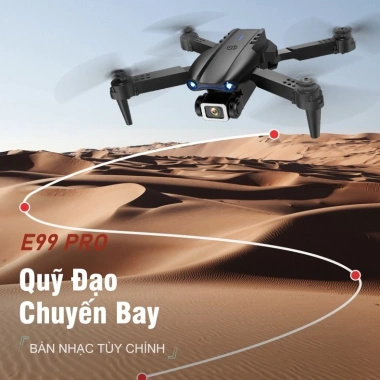 DJI E99 PRO Flycam Drone 4K HD FPV - Cảm biến tránh vật cản, xoay 360 độ, giá ưu đãi 489k