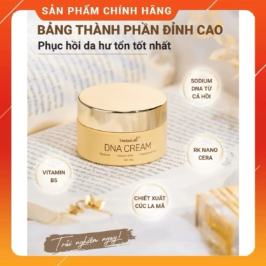 DNA Cream Melaslab - Kem dưỡng da sáng da, giảm thâm, chỉ 780.000đ