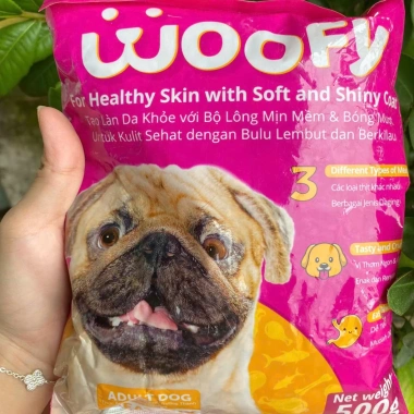 Đồ ăn hạt cho chó Woofy 500g Giá chỉ 28.000 VND, tặng móc khóa khi mua BigBellyPets 2 Đồ ăn hạt cho chó Woofy 500g Giá chỉ 28.000 VND, tặng móc khóa khi mua BigBellyPets 2