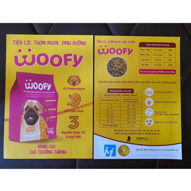 Đồ ăn hạt cho chó Woofy 500g Giá chỉ 28.000 VND, tặng móc khóa khi mua BigBellyPets 4 Đồ ăn hạt cho chó Woofy 500g Giá chỉ 28.000 VND, tặng móc khóa khi mua BigBellyPets 4