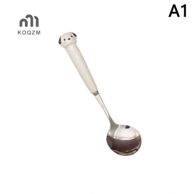 Đồ Ăn Hoạt Hình Chó Con Heo Thép Không Gỉ Muỗng Nĩa Dao Kéo Di Động Hộp Bảo Quản Trẻ Em