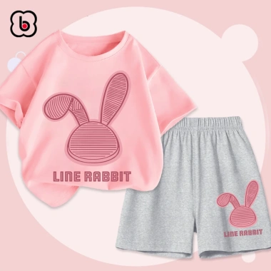 Đồ bộ bé gái BabyloveGO AQ-RB33 ngắn tay in hình thỏ Line Rabit - Giá 189.000₫ 3 Đồ bộ bé gái BabyloveGO AQ-RB33 ngắn tay in hình thỏ Line Rabit - Giá 189.000₫ 3