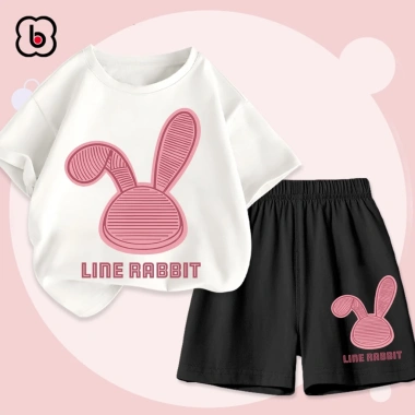 Đồ bộ bé gái BabyloveGO AQ-RB33 ngắn tay in hình thỏ Line Rabit - Giá 189.000₫ 6 Đồ bộ bé gái BabyloveGO AQ-RB33 ngắn tay in hình thỏ Line Rabit - Giá 189.000₫ 6