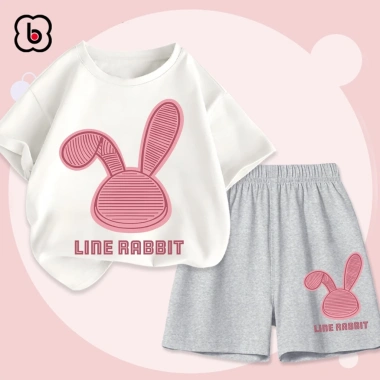 Đồ bộ bé gái BabyloveGO AQ-RB33 ngắn tay in hình thỏ Line Rabit - Giá 189.000₫ 7 Đồ bộ bé gái BabyloveGO AQ-RB33 ngắn tay in hình thỏ Line Rabit - Giá 189.000₫ 7