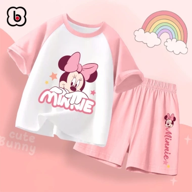 Đồ bộ bé gái BabyloveGO Disney mùa hè thun cotton thoáng mát - Giá chỉ 189.000đ 3