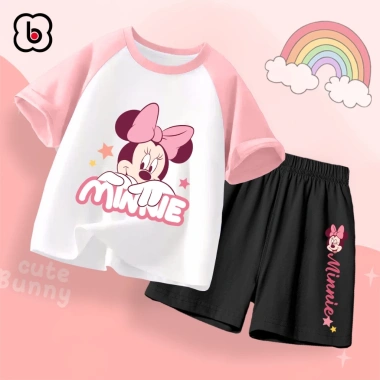 Đồ bộ bé gái BabyloveGO Disney mùa hè thun cotton thoáng mát - Giá chỉ 189.000đ 4
