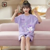 Đồ bộ bé gái BabyloveGO mùa hè thun cotton mềm nhẹ, thoáng mát cho bé 1-10 tuổi 6