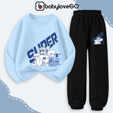 Đồ bộ bé trai BabyloveGO 2.026 set thun cotton BD-CA21 - Thu đông 199k giảm giá