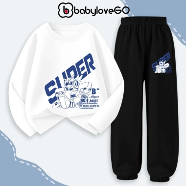 Đồ bộ bé trai BabyloveGO 2.026 set thun cotton BD-CA21 - Thu đông 199k giảm giá