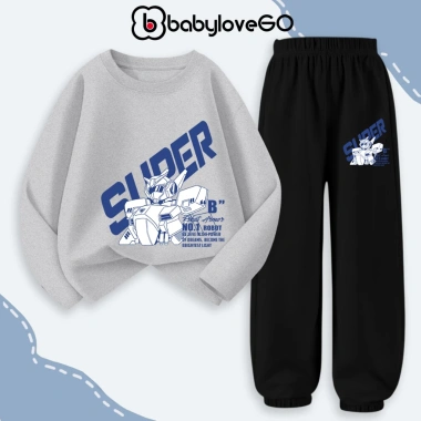Đồ bộ bé trai BabyloveGO 2.026 set thun cotton BD-CA21 - Thu đông 199k giảm giá