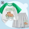 Đồ bộ bé trai BabyloveGO Capybara mùa hè thun cotton thoáng mát - 189.000₫ 5