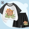 Đồ bộ bé trai BabyloveGO Capybara mùa hè thun cotton thoáng mát - 189.000₫ 7