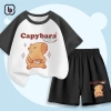 Đồ bộ bé trai BabyloveGO Capybara mùa hè thun cotton thoáng mát - 189.000₫ 8