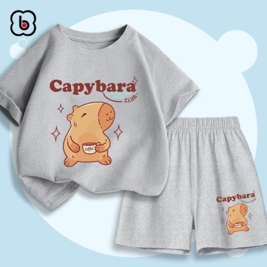 Đồ bộ bé trai BabyloveGO Capybara mùa hè thun cotton thoáng mát - 189.000₫ 9