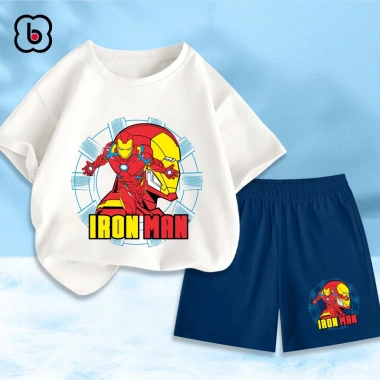 Đồ bộ bé trai BabyloveGO mùa hè thun mát, set quần áo cộc cho bé 1‑10 tuổi - Giá chỉ 199.000
