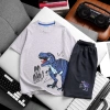 Đồ bộ bé trai ngắn tay họa tiết size đại xuất khẩu VNXK thun cotton - Giá chỉ 94.380 VND 5