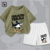 Đồ bộ BRAINROT cho bé trai BabyloveGO mùa hè thun cotton thoáng mát Giá chỉ 199.000 VND 3