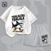 Đồ bộ BRAINROT cho bé trai BabyloveGO mùa hè thun cotton thoáng mát Giá chỉ 199.000 VND 4