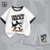 Đồ bộ BRAINROT cho bé trai BabyloveGO mùa hè thun cotton thoáng mát Giá chỉ 199.000 VND 7