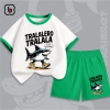 Đồ bộ BRAINROT cho bé trai BabyloveGO mùa hè thun cotton thoáng mát Giá chỉ 199.000 VND 8