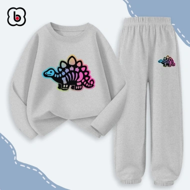 Đồ bộ dài tay bé trai BabyloveGO BST Khủng Long thu đông thun cotton mềm mịn thoáng mát 199.000đ 7