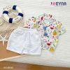 Đồ bộ đi biển bé trai họa tiết hoa quả Summer – Chất liệu cao cấp, mềm thấm hút, giá ưu đãi 215k 6
