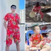 Đồ Bộ Gia Đình Hoa Con Công 3D Thun Lạnh K1 - Khăn Trải Bàn 10‑100kg Giảm 69k