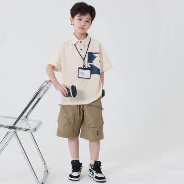 Đồ bộ hè trẻ em nam 6-14 tuổi, sét 18-50kg, polo ngựa - Giá chỉ 99.000đ 21