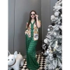 Đồ bộ lá bài lụa xước tay dài tay ngắn, dễ thương sang trọng, phù hợp tết nữ 48-80kg - Giá 275k 7
