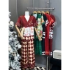 Đồ bộ lá bài lụa xước tay dài tay ngắn, dễ thương sang trọng, phù hợp tết nữ 48-80kg - Giá 275k 8
