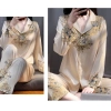 Đồ bộ LUXURY PIJAMA lụa latin tay dài, họa tiết sang trọng Giá 240.998 VND 6
