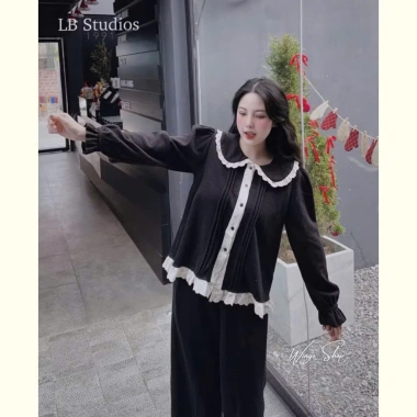 Đồ Bộ Mặc Nhà Len Tăm Thỏ Thu Đông Ấm Áp, Pijama Nữ Tiểu Thư Bánh Bèo Dày Dặn Cao Cấp - Giá 329.000₫ 6 Đồ Bộ Mặc Nhà Len Tăm Thỏ Thu Đông Ấm Áp, Pijama Nữ Tiểu Thư Bánh Bèo Dày Dặn Cao Cấp - Giá 329.000₫ 6