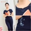 Đồ bộ mặc nhà nữ cotton compact SUNFLY áo cộc quần ngố SP2.221 - 361.600₫ 4