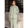 Đồ Bộ Mặc Nhà Nữ Lila Kẻ Caro Dài Cổ, Cotton Mềm Mịn, Thoải Mái, Giá 254.150 VND 5