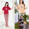 Đồ bộ mặc nhà nữ SUNFLY áo cotton compact cộc tay và quần dài Kate ST9.249 - Giá ưu đãi 475k 3