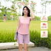 Đồ bộ mặc nhà nữ SUNFLY áo cotton sát nách quần sooc kate ST9.293 giảm còn 419k